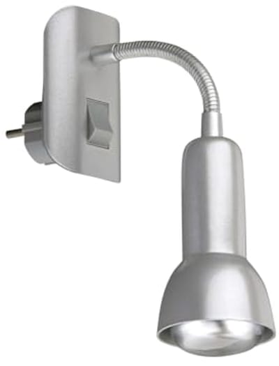 Flexibele E14 Plafondlamp - 25 Watt, Titanium Kleur, Moderne LED Verlichting