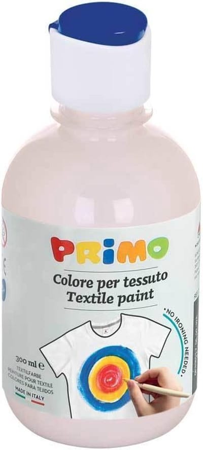 Creativ Company textielverf wit 300ml - kindvriendelijke verf voor textiel.
