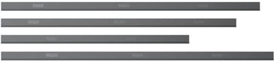 Raamwisser rubber 45 cm | Zacht | 5 stuks