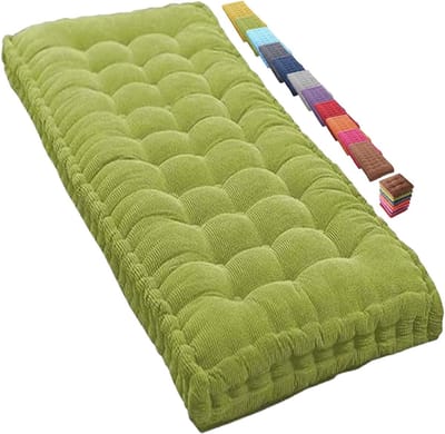 Tuinbankkussen - Stoelkussen Bankkussen - Buiten Zitten Comfortabel - Dikke Parel Katoen Vulling - 110x55cm - 6F