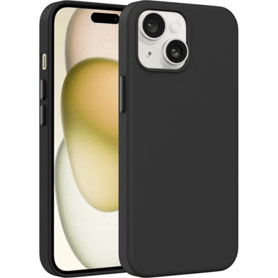 Coverzs luxe leren MagSafe case geschikt voor iPhone (zwart) - MagSafe, luxe leren, premium bescherming