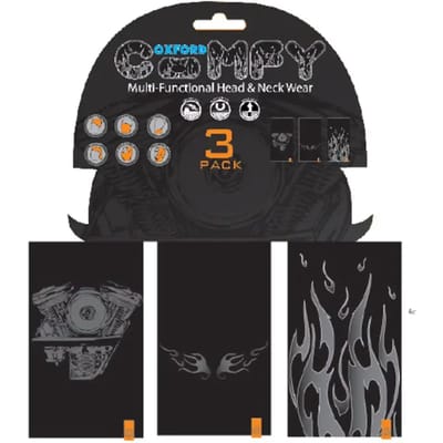 Oxford Comfy Hd Nekwarmer 3 Eenheden Zwart Man