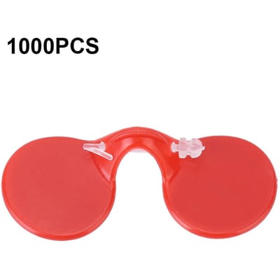 Lot de 1 000 lunettes anti-picage pour volaille et volaille red