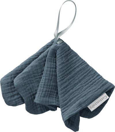 Cottonbaby speendoekje - Cottonsoft - denimblauw