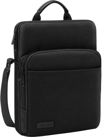 Tablet Sleeve Tas met Schouderband voor 9-11 Inch iPad en Galaxy Tab - Zwart, Bescherming en Draagbaarheid