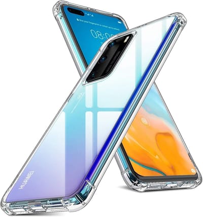 Hoesje Geschikt voor Huawei P40 Pro Schokbestendig siliconen Hoesje Transparant