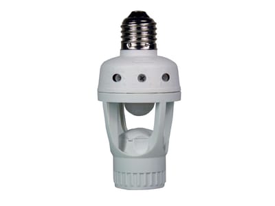 Ecosavers PIR Sensor Lampvoet E27 Bewegingsensor | E27 Lampvoet met bewegings sensor | GS-keurmerk