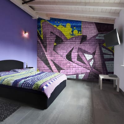 Fotobehang – Behangpapier - Fotobehang - Street art - graffiti 350x270 - Artgeist