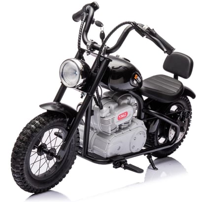 Chopper kindermotor 36 volt Zwart