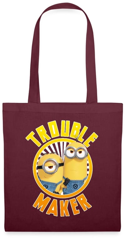 Minions Twee Minions Trouble Maker Tas Van Stof Schoudertas