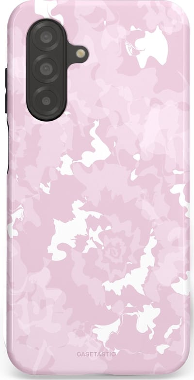 Casetastic Hoesje Geschikt voor Samsung A26 - Stijlvolle Beschermende Duo-layer Case - Roze wervels