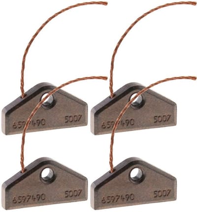 Allecto - Koolborstels - Motor vervanging - 30x16x4mm - Geschikt voor
