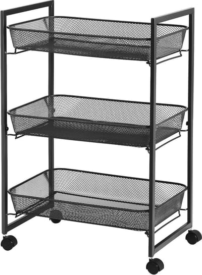 MIRA Home - Keukentrolley - Serveerwagen - Keuken - Keukenkast - Trolley - Modern - 42x26x62