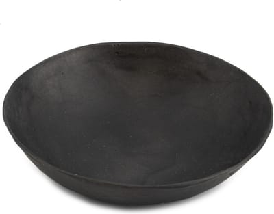 HomeBound by KY | Schaaltje schelp rond zwart | decoratieve schaal | schaaltje
