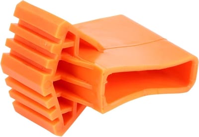 Laddervoetjes - Ladderpads Rubberen - Ladder Stabiliseren - Antislip Grip - 9 x 6.5 x 2 cm - Oranje