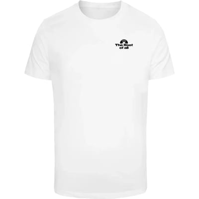 Mister Tee - Root of All Heren T-shirt - XS - Wit