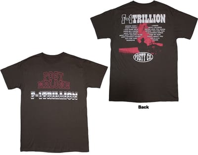 Post Malone - F-1 Trillion Heren T-shirt - M - Grijs
