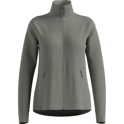 Odlo Grid Fleece Met Volledige Rits Groen XS Vrouw