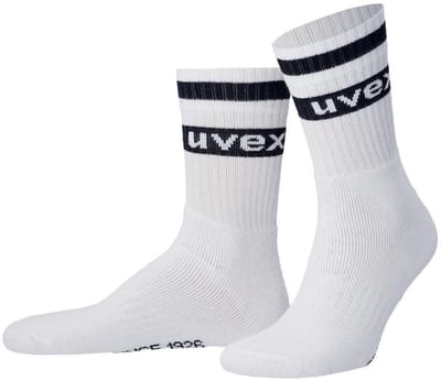 uvex Basic sokken wit maat 39-42, 3-pack