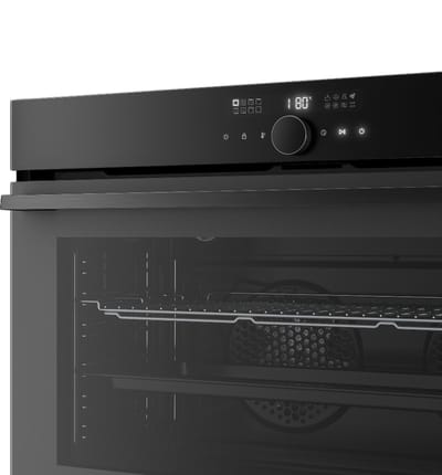 Klarstein Inbouwoven Velaire 90 cm - 127 l elektrische oven, 16 standen, digitale bediening, geëmailleerde binnenkant, timer, kinderslot, energieklasse A, geïntegreerde enkele oven, matglazen ontwerp - 127L - voor Keuken