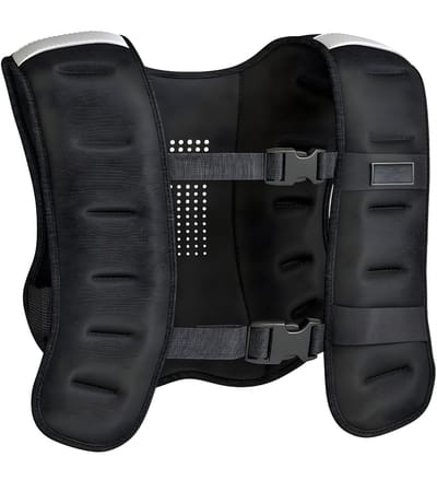 QIN® Gewichtsvest - Gewichtsvesten - Weight Vest - Zwart - 43cm x 33cm x 1cm