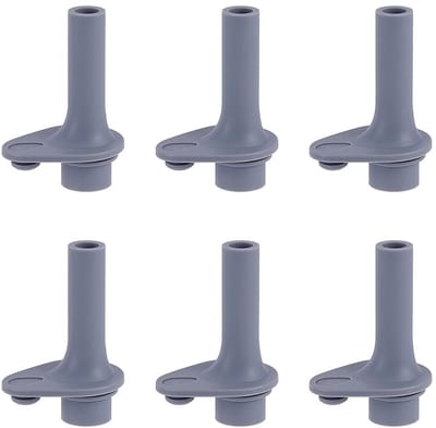 Dailygoods- Bijtventiel 6 Stuks - Reservebijtventielen - Herbruikbare Drinkflessen - Siliconen - Accessoires - Praktisch Ontwerp - Drinkfles