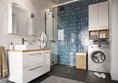 Deftrans Metro Serie - Badkamerblad - 60x46cm - Meubilairplaat - Goud Eiken Decor