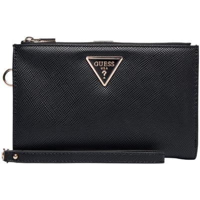 GUESS portemonnee Laurel II SLG Double Zip Organizer Black zwart