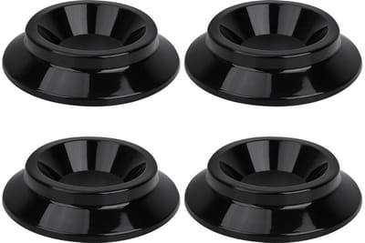 JHUBERS- Piano Voetpads 4 Stuks - Caster Cups - Accessoires - ABS - Schokabsorberend - Vloerbescherming - Antislip Design - Piano Wielen