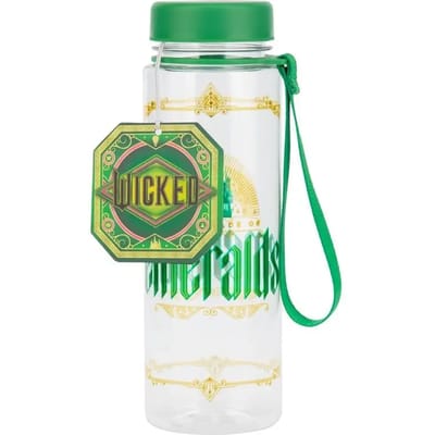 Wicked Water Bottle – Officieel Gelicentieerde Emerald City Drinkfles, 650 ml, Met Polsbandje- Paladone