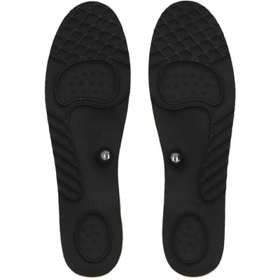 Semelles de sport Semelles amortissantes avec massage magnétique Confortables et respirantes Hauteur black