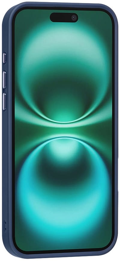 TUNIQ telefoonhoesje voor Apple iPhone 16 Plus - MagSafe siliconen backcover - Blauw