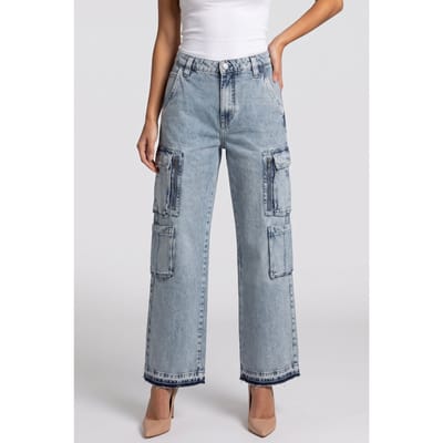 GUESS  Eco Kori Cargo Soulful Taglia: W24L30 | Pantaloni cargo Outlet | Donna