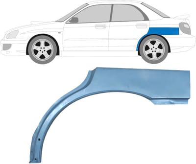Reparatiepaneel achterspatbord voor Subaru Impreza GD GG 2000-2007 / Links