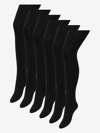 Next - Dames - Set van 5 ondoorschijnende panty's van 100 denier - Zwart