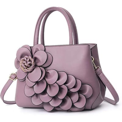Rode Tas Kleine Tas Nieuw Eenvoudig Casual Alles-in-één Killer Enkele Schouder Crossbody Tote Grote Bloem Bruidstas . gray