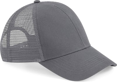 Beechfield 'Organic Cotton Trucker Cap' Grijs