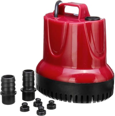 Dompelpomp - Waterpomp - Water Verplaatsen - Keramische As - 3800 Liter Per Uur - Rood
