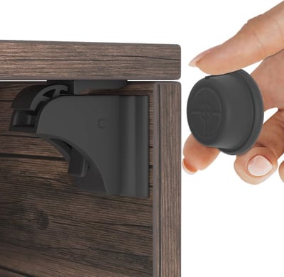 Magnetisch Kinderbeveiligingsslot voor Kasten en Laden - 12 Sloten en 3 Sleutels voor Veilige Babyproofing in Keuken en Huishouden