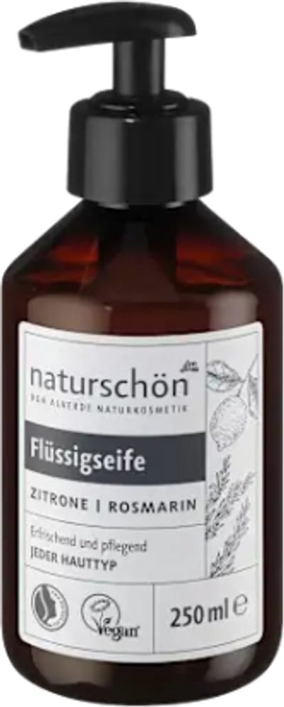 Vegan Vloeibare Handzeep Citroen & Rozemarijn | 1x 250 ml | Alverde Naturkosmetik Vloeibare Handzeep - Vegan - Natuurlijke ingrediënten - Handzeep met etherische oliën