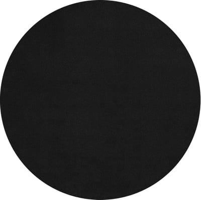 the carpet Marley Elegante Designer Vloerkleed, Zacht & Onderhoudsvriendelijk, Kortpolig, Woonkamer, Zwart, 160 cm rond