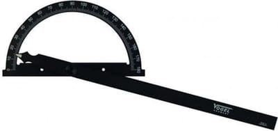 Vogel gradenboog 150-200 mm zwart geanodiseerd Alu