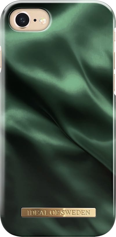 iDeal of Sweden iPhone SE2 (2020) & iPhone 8 Backcover hoesje - Emerald Satin