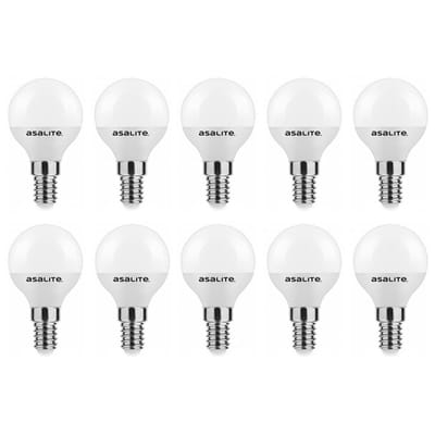 Asalite LED Lamp G45 E14 Fitting - 6W = 40W - 510 Lumen - 3000K Warm Wit Licht - Niet Dimbaar - 220-240V - Energiezuinig - 10 stuks