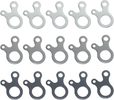 Tensioners voor Tentlijnen, 15 Stuks, Ideaal voor Kamperen, Wandelen en Buitenactiviteiten, Robuuste Rope Tensioners voor Stabiliteit en Veiligheid
