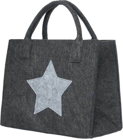 Haardhoutopslag - Houtopberging Vilten tas - boodschappentas - vrijetijdstas - 35x20x28 cm