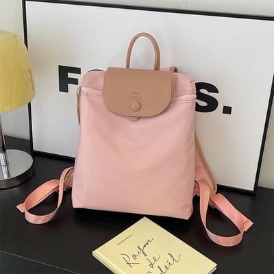 Sac à dos pliable en nylon, léger et décontracté, pour femme, idéal pour les voyages