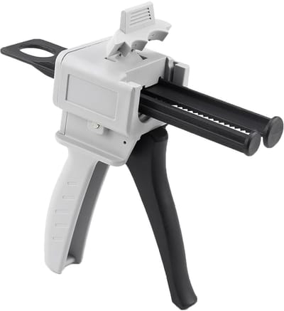 Allecto - Handlijmpistool 50ml - Ergonomisch Lijmpistool - Ideaal voor Epoxyhars Mengsel 2:1 - Voor Thuisgebruik - Voor Hobbyprojecten - Geschikt v...