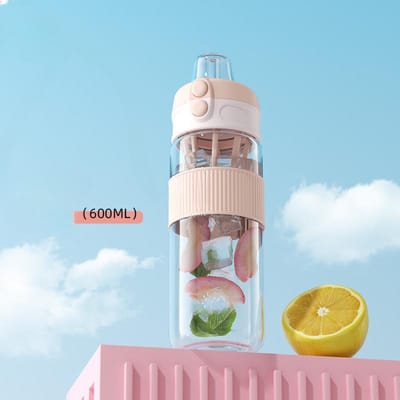 Rietjesbekers Dubbele Drinkbekers Zomerbekers Grote Studentenbekers 600ml white