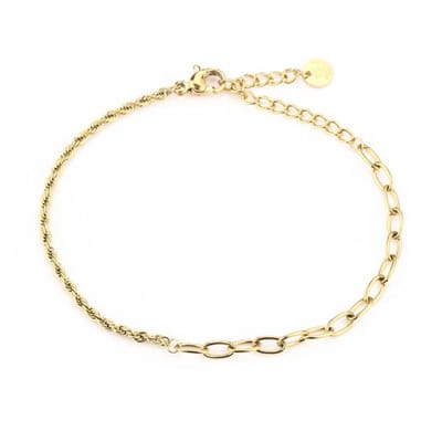 Bijoutheek Armband Schakels Goud